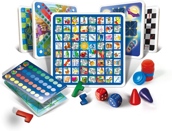 Coffret 50 jeux classiques de société famille et enfants Maroc
