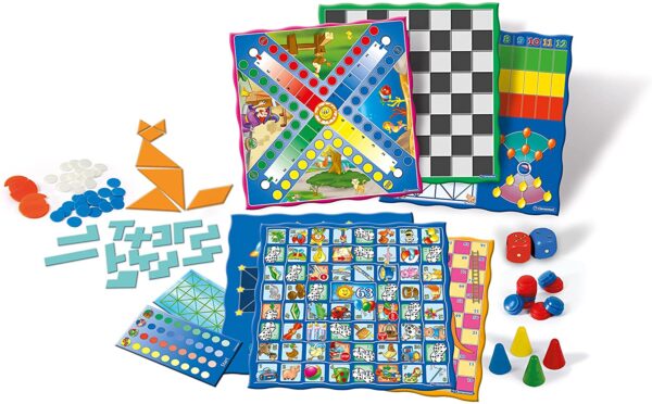 Coffret 50 jeux classiques de société famille et enfants Maroc