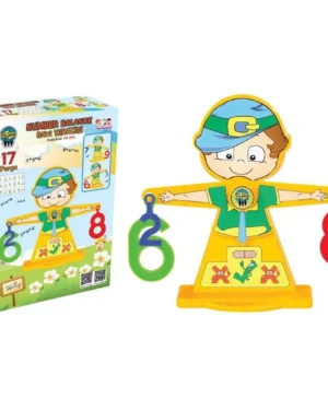 Balance Montessori chiffres et addition – Jouet éducatif pour apprendre les mathématiques, stimule logique et motricité fine, disponible au Maroc
