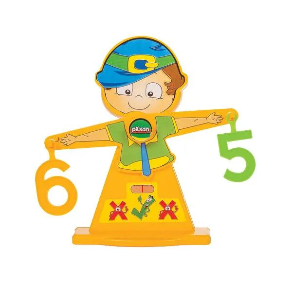Balance Montessori chiffre et addition