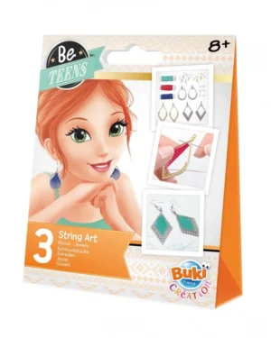 Fabrique de bijoux - boucles d'oreilles String Art