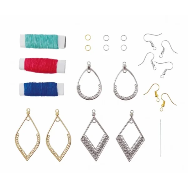 Fabrique de bijoux - boucles d'oreilles String Art – Image 5