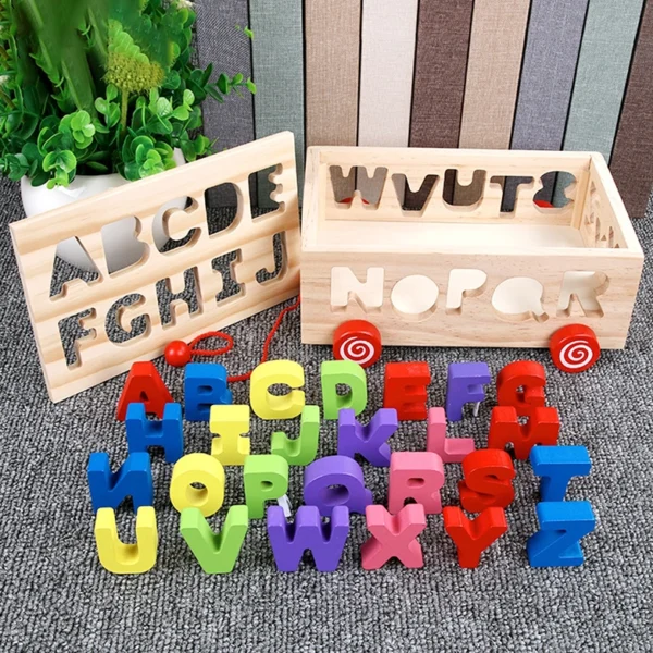 Boite des lettres à encastrer Montessori en bois – Image 3