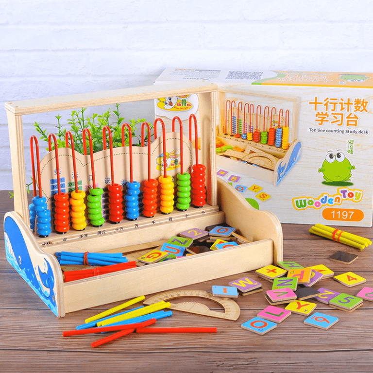 Boulier Éducatif Plastique Pour Enfants - Outil De Calcul Mathématique Et Apprentissage Arithmétique