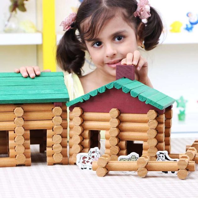 Cabane Enfant à Construire Montessori, Kit Éducatif