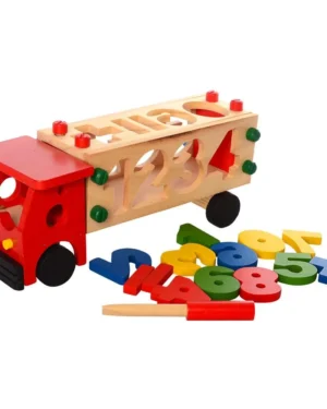 Camion de bricolage à visser & chiffres à encastrer