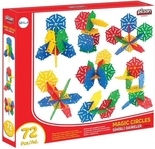 Cercles de construction magiques bois Montessori Maroc