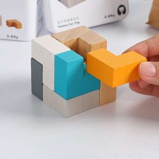Mini blocs en plastique pour enfants, boîte de puzzle, jeu de casse-tête,  jouet intelligent 3D, Montessori dos, cadeau de fête pour les enfants -  AliExpress