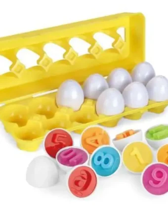 Jeu d'association des chiffres - Matching eggs