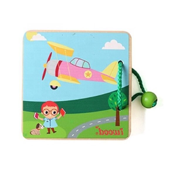 Premier livre Montessori bébé bois Métiers Maroc