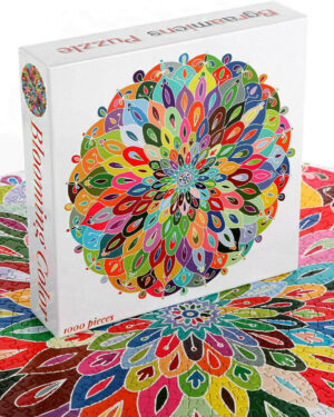 Puzzle Mandala Blooming Colors 1000 pièces jeu éducatif Maroc