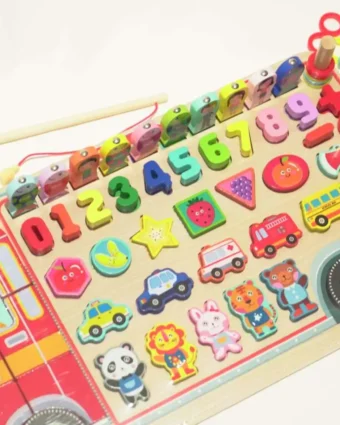 Puzzle Pompier multi-activité Montessori