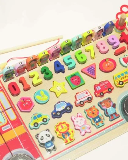Puzzle Pompier multi-activité Montessori