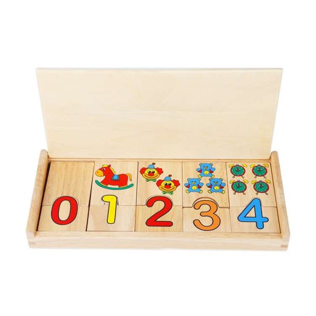 Puzzle en bois pour apprendre chiffres de 0 à 9 Puzzle éducatif Enfant 3 ans  + - Puzzle - Achat & prix
