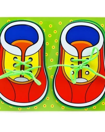 Planche d'habillage lacets - vie pratique Montessori