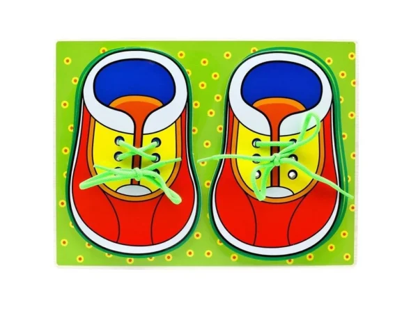 Planche d'habillage lacets - vie pratique Montessori