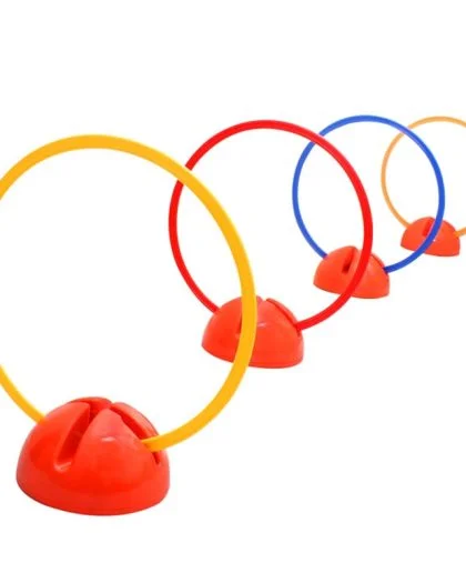 Socle multi-fonctions pour jalon et cerceau - lot de 4 socles sans cerceaux