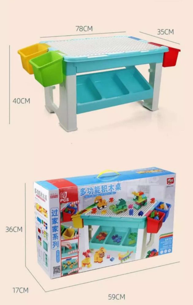 Generic Jouer à l'eau, combinaison de bloc de construction, table de jouets  éducatif bricolage - Prix pas cher