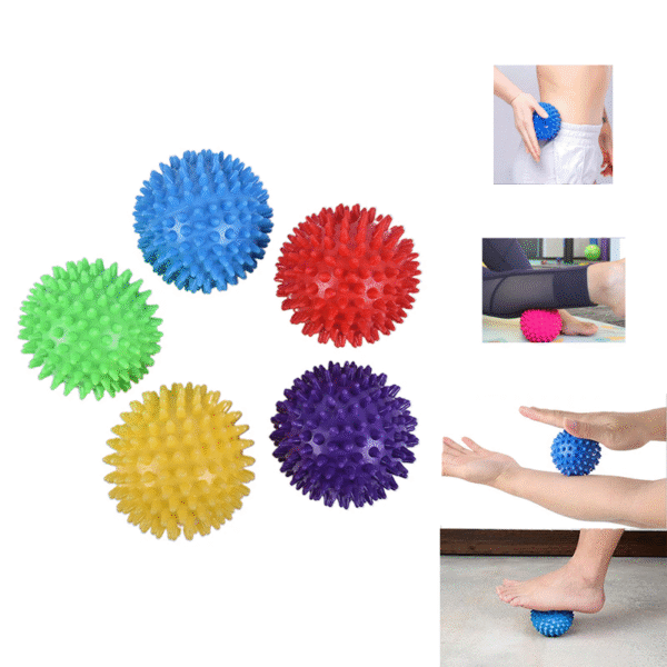 Balle sensorielle anti-stress à picots pour massage et détente au Maroc