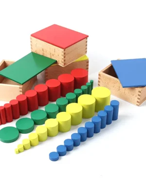 Cylindres de couleur Montessori