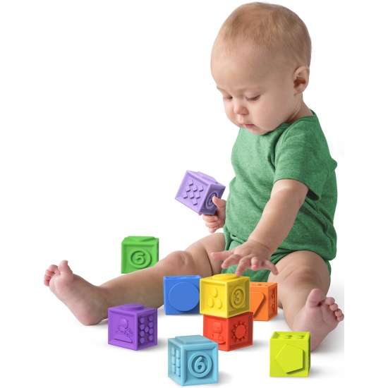 Cube d'Activité Bébé Jouet Bebe 2 an,Jouets Enfant Montessori 2 3 4 5  Ans,14 en 1 Jeux Bebe en Bois,Cadeau pour Garçons Filles