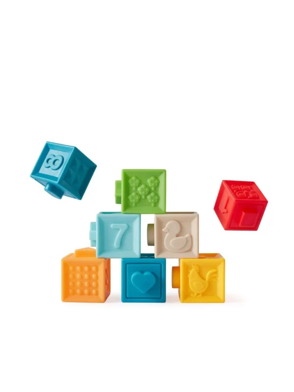 Cubes sensoriels Montessori bébé non toxique - 10 pièces – Image 3