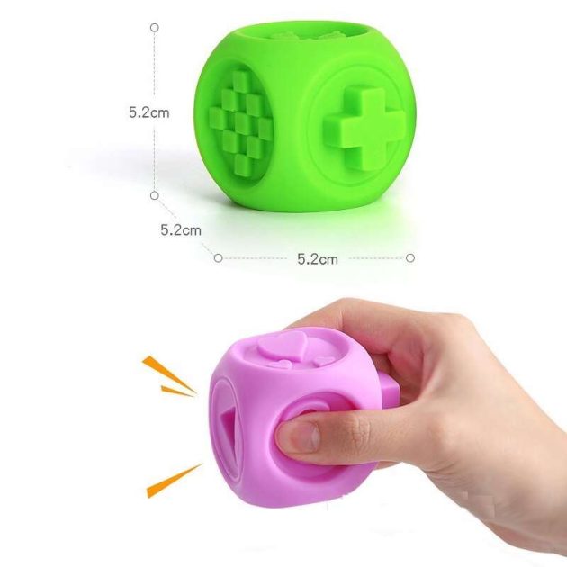Cube de motricité pour bébés à partir de 1 an - Cube d'activité - Play  Green - Jouet