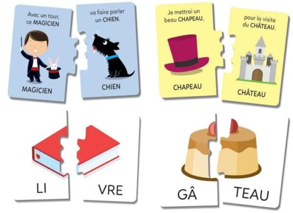 Jeu d’apprentissage de la lecture pour enfants – Stimule lecture, concentration et motricité fine, jouet éducatif disponible au Maroc