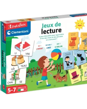 Jeu d’apprentissage de la lecture pour enfants – Stimule lecture, concentration et motricité fine, jouet éducatif disponible au Maroc