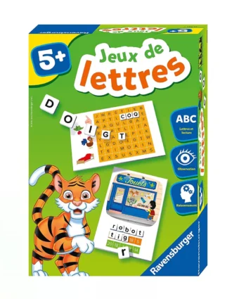 Jeu éducatif lettres et mots croisés - 5 ans +