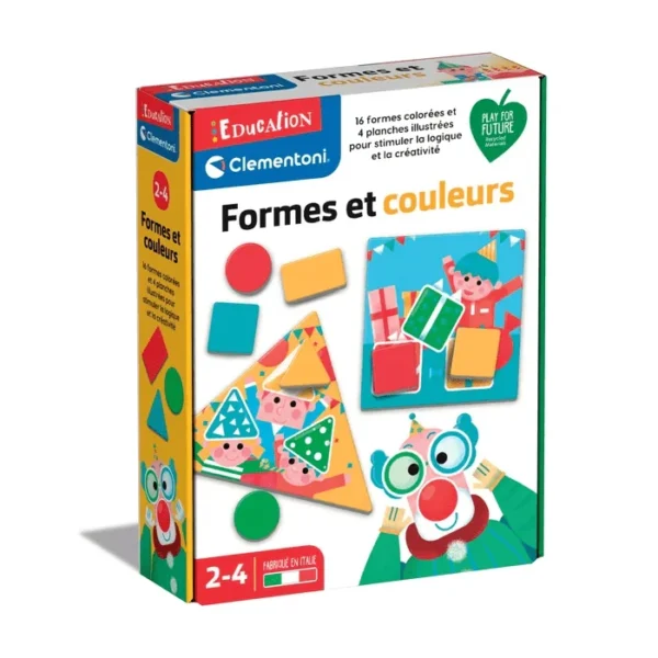 J'apprends les formes et couleurs 2ans +