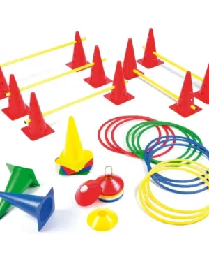 Kit de psychomotricité Medium – Parcours motricité pour enfants, stimule motricité globale, équilibre et coordination, disponible au Maroc