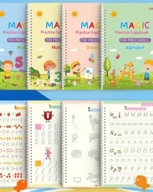 4 cahiers magiques s'entrainer à l'écriture
