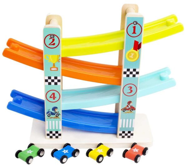 Méga toboggan et piste de glisse pour voitures – Jouet éducatif pour enfants au Maroc