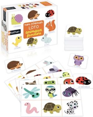 Loto des animaux familiers – Jeu éducatif pour enfants au Maroc