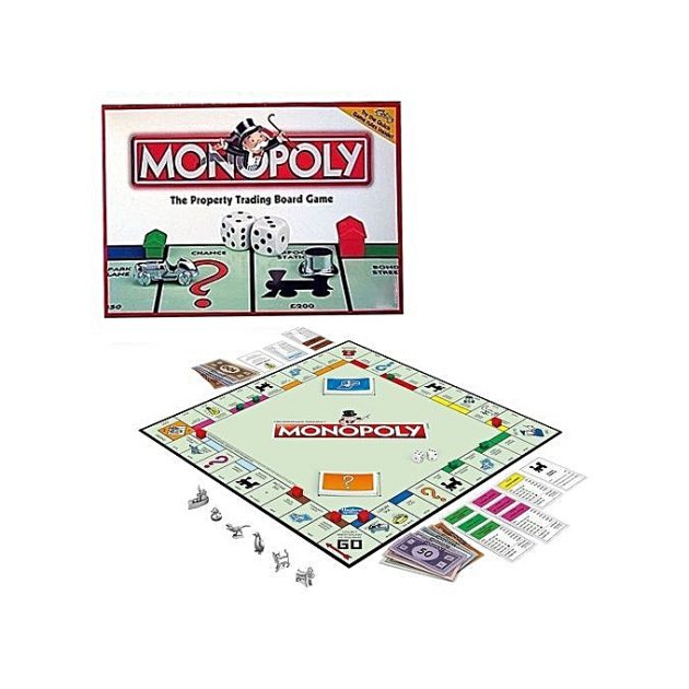 Ensemble 5 jeux de société : Monopoly Français, Scrabble Classic
