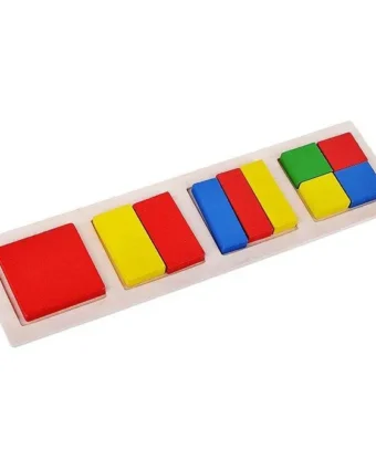 Puzzle des fractions - carré