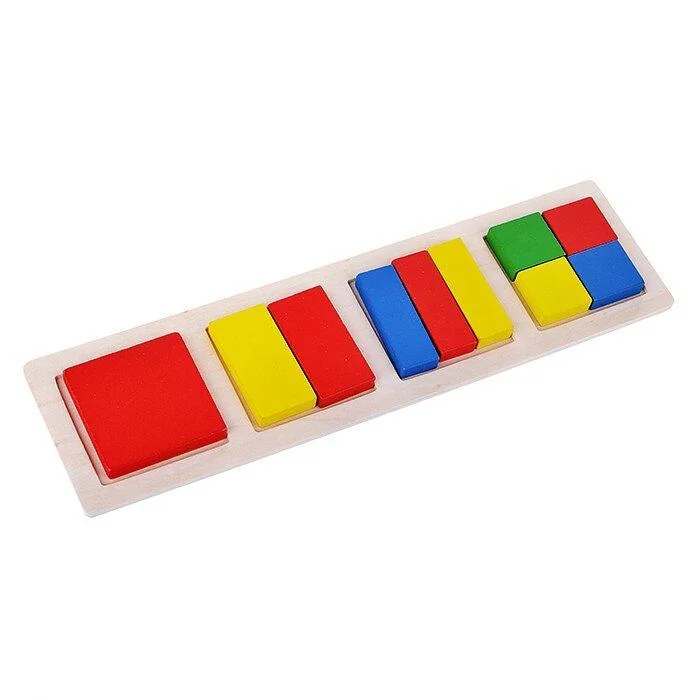 Puzzle des fractions - carré
