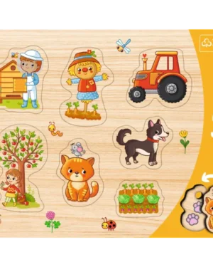 Puzzle du village - 7 pièces