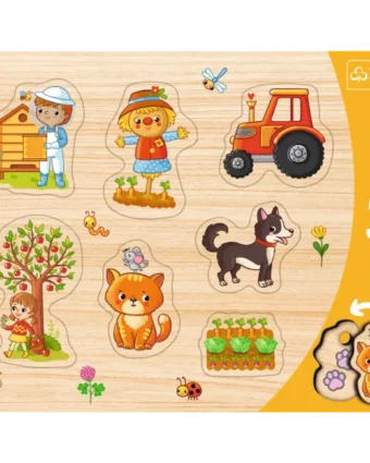 Puzzle du village - 7 pièces