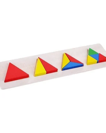 Puzzle des fractions - triangle