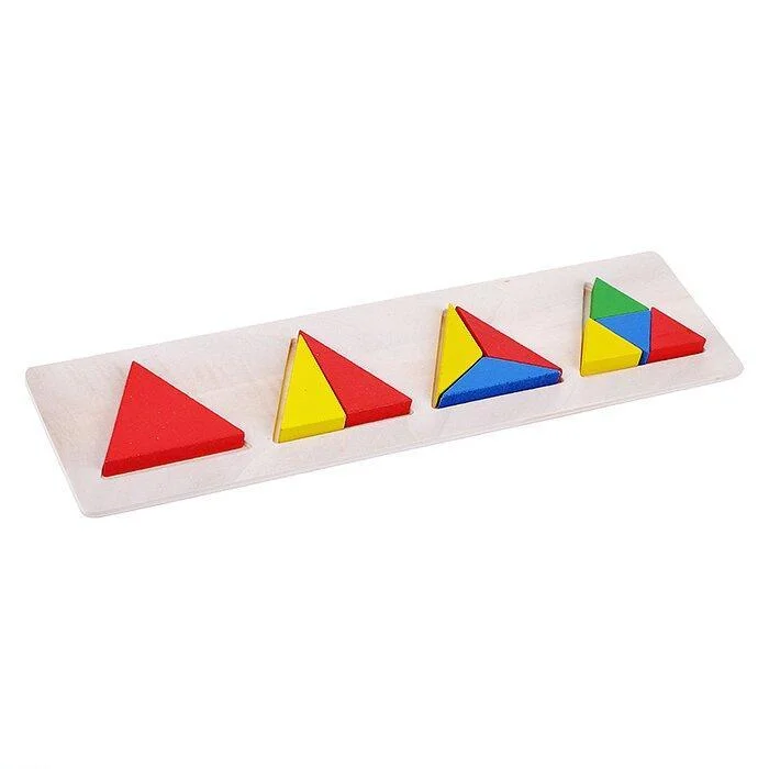 Puzzle des fractions - triangle