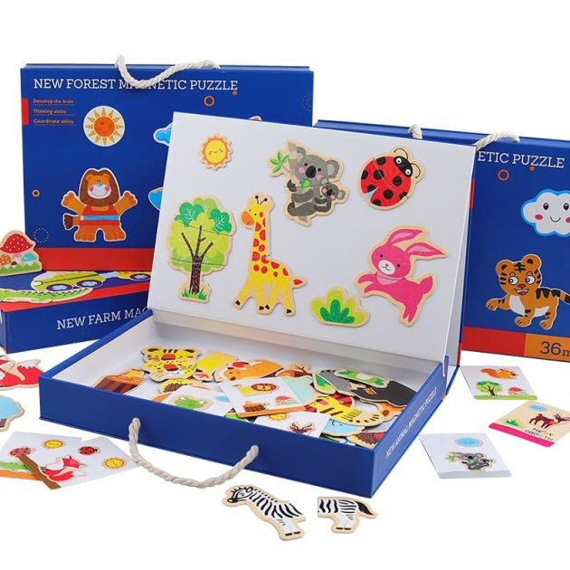 Populaires pour enfants d'intelligence de jeu jouet chevalet magnétique  puzzle Cadeaux Boîte de package - Chine Jigsaw Puzzle et chevalet Puzzle  prix