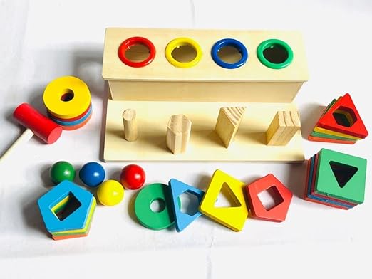 Banc Montessori à marteler – formes à empiler – Magasin de jouets et jeux  éducatifs en ligne
