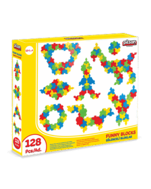 Blocs de construction en bois Funny Blocs – jeu éducatif enfant