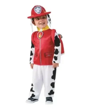 Déguisement Marcus Pat’Patrouille pour enfants – Costume super-héros avec sac à dos, idéal pour Halloween, anniversaire et jeux de rôle. Disponible au Maroc sur Playfun.ma