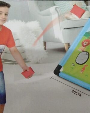 Jeu de lancer pour enfants avec cibles colorées, idéal pour la motricité