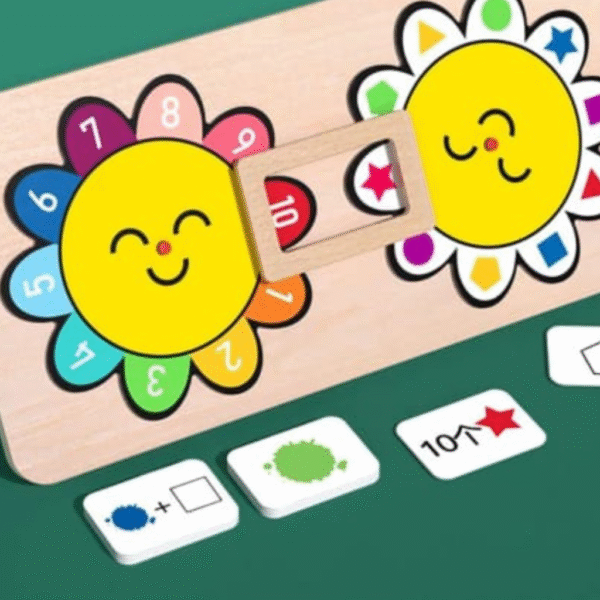 Planche de sensibilisation en bois pour éveil et motricité des enfants