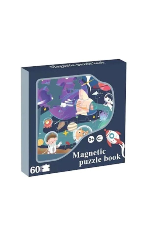 Puzzle magnétique enfant – monde spatial avec planètes et astronaute