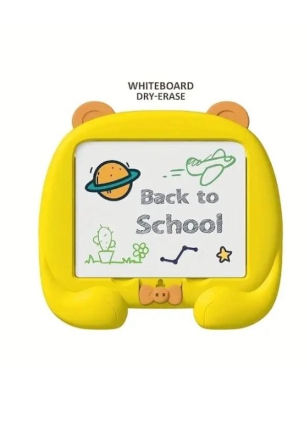 Tableau magnétique enfant 2 en 1 avec face blanche et craie